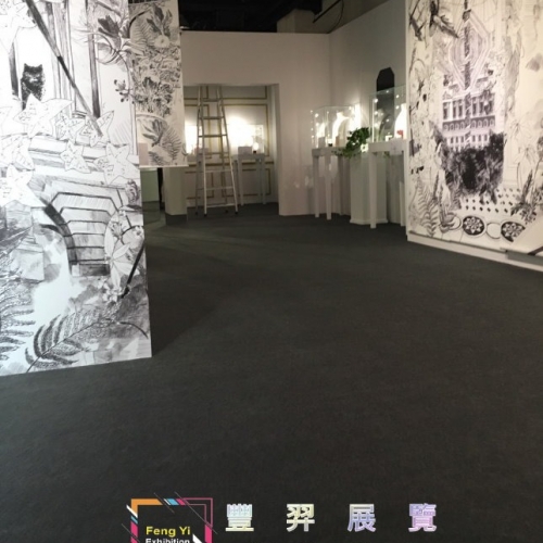 敦化南路二段精品店-威力絲揮桿草及淺灰地毯...