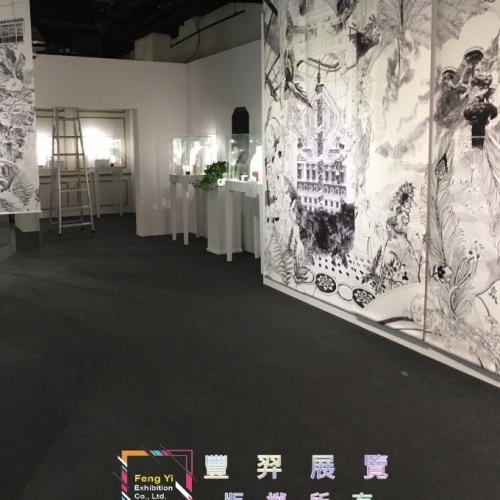 敦化南路二段精品店-威力絲揮桿草及淺灰地毯...