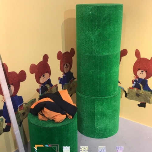 2019.12.27松菸4號倉小熊特展-人造草