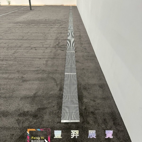 2025年美術館展廳長毛地毯+圈毛地毯施工