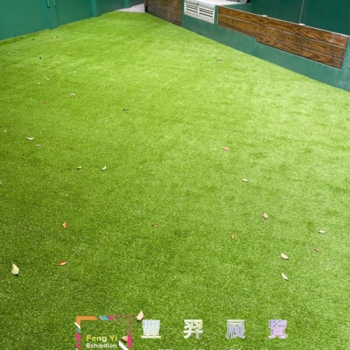 天母提拉皮斯教室-戶外細絲草滿鋪完工