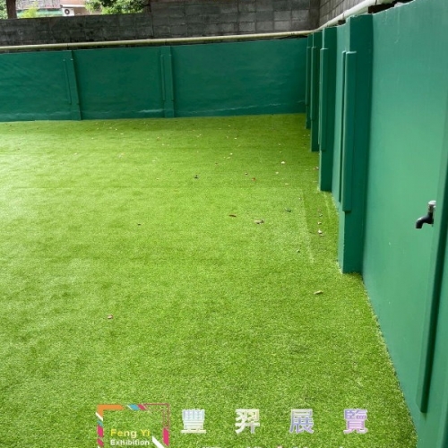 天母提拉皮斯教室-戶外細絲草滿鋪完工