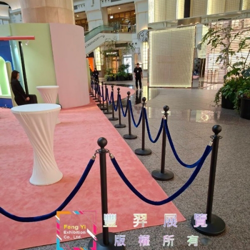 台北101樓 4樓精品珠寶櫃位-粉紅訂製色地毯