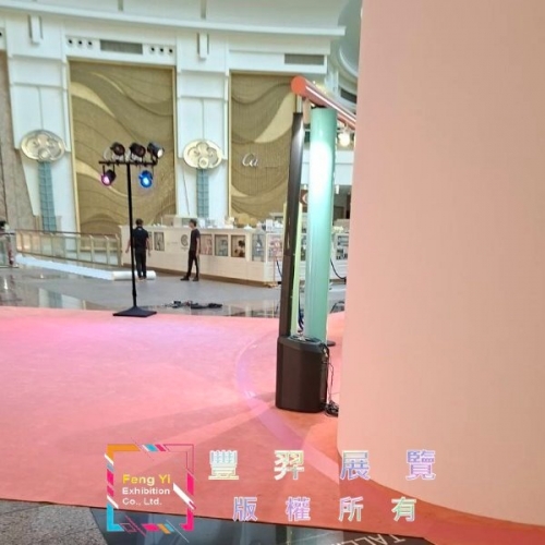 台北101樓 4樓精品珠寶櫃位-粉紅訂製色地毯